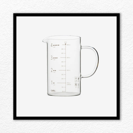 CAFEC GLASS BEAKER (600ML)