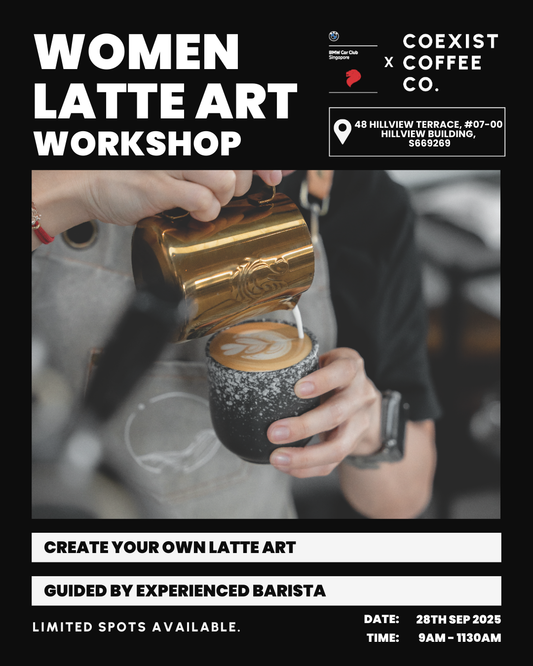 BCCS X Coexist Coffee Co Latte Art Workshop